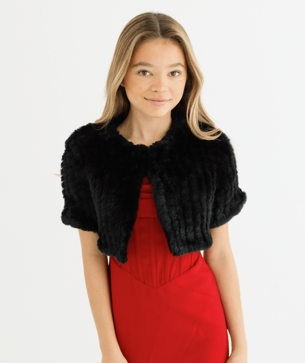 Tween Juno Faux Fur Bolero - CAKEWISH