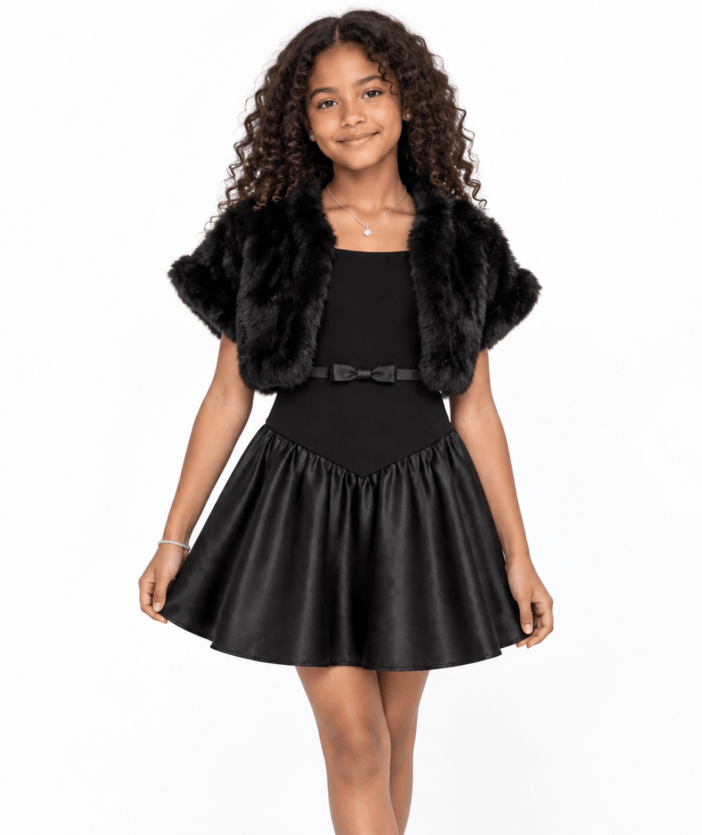 Tween Juno Faux Fur Bolero - CAKEWISH