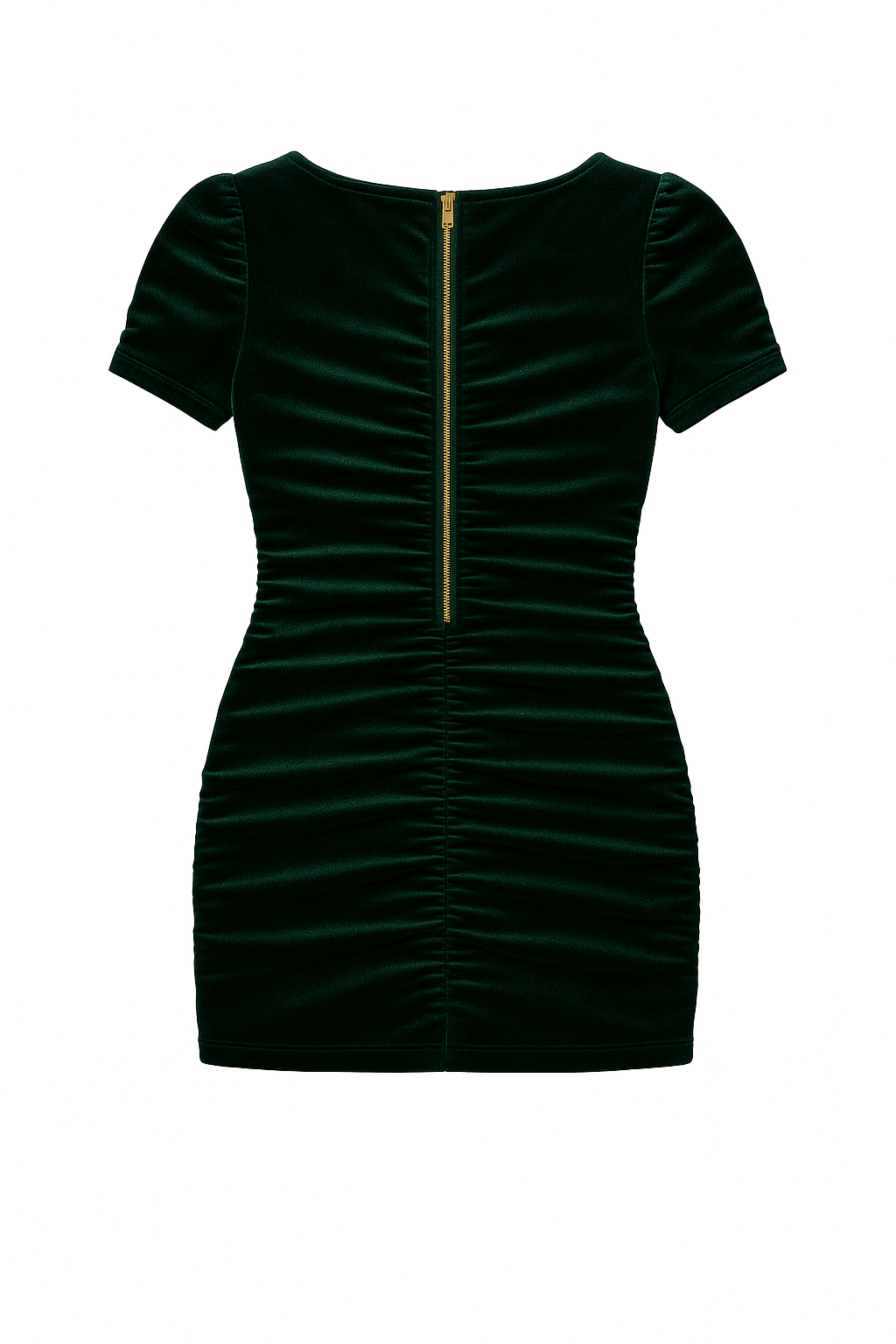 Tween Karen All Over Ruched Velvet Dress - CAKEWISH