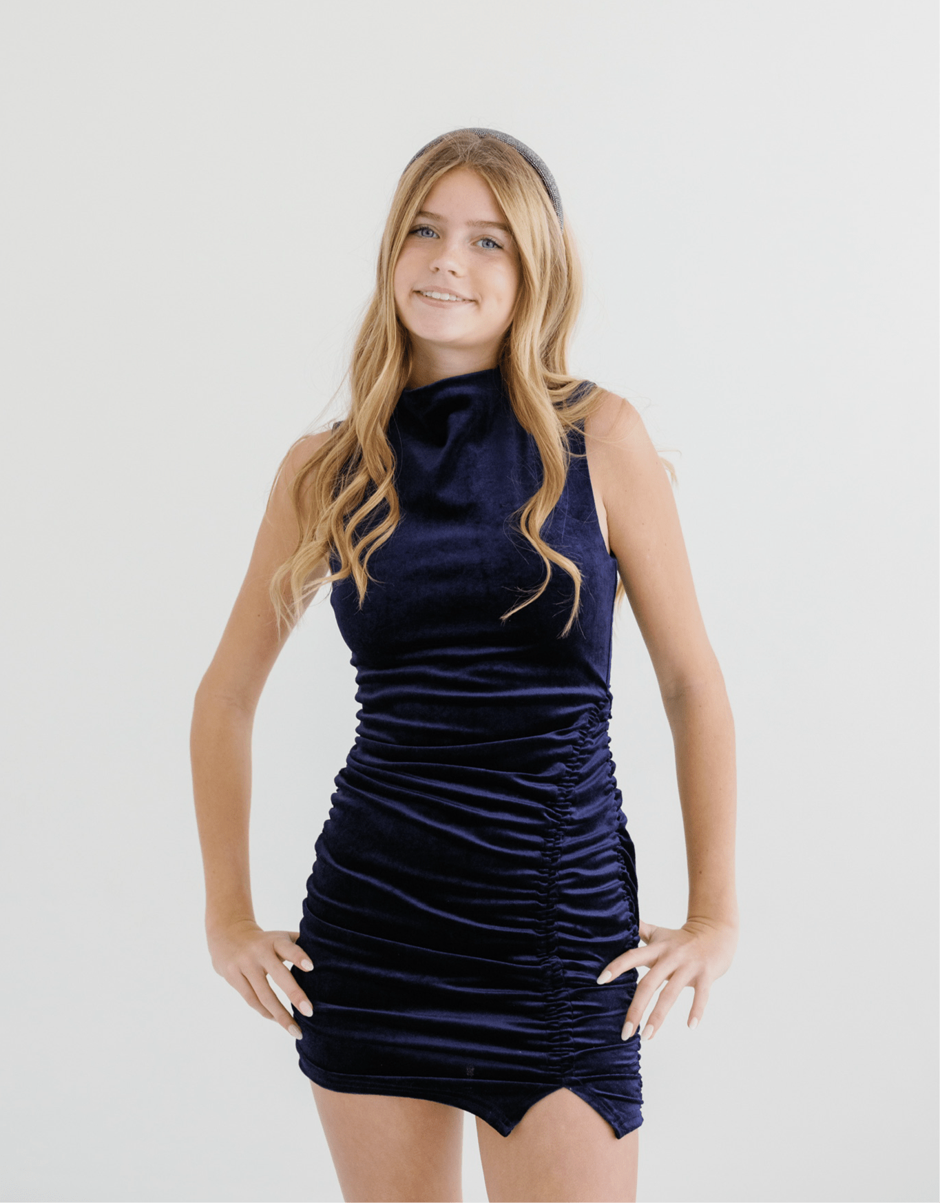 Tween Kelly Velvet Dress - CAKEWISH