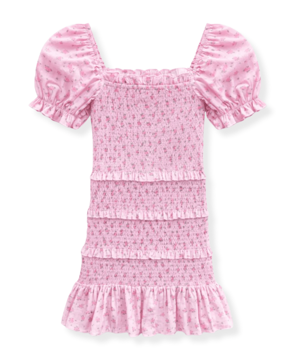 Tween Laila Print Short Sleeve Dress - CAKEWISH