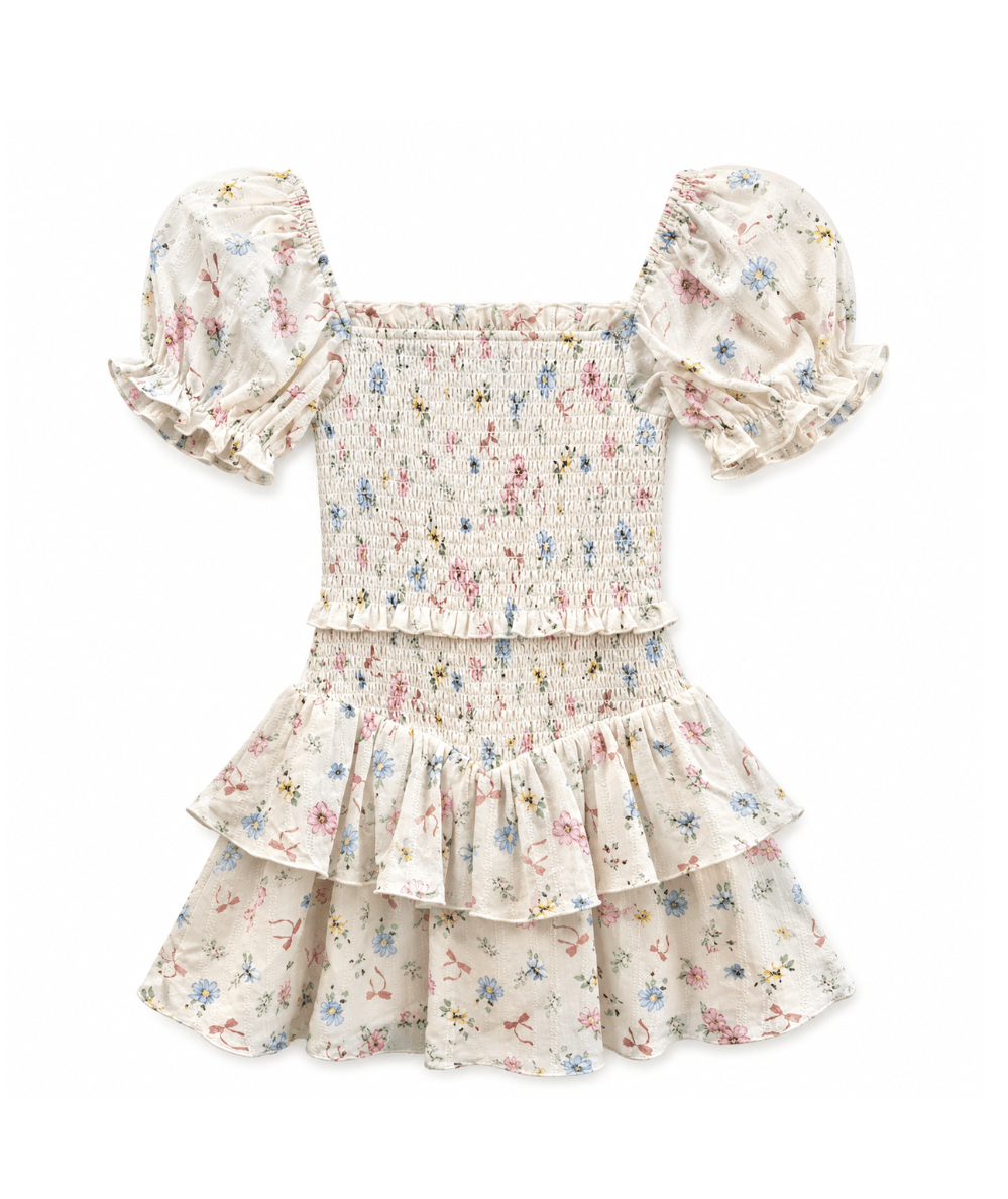 Tween Lainey Floral Print Dress - CAKEWISH