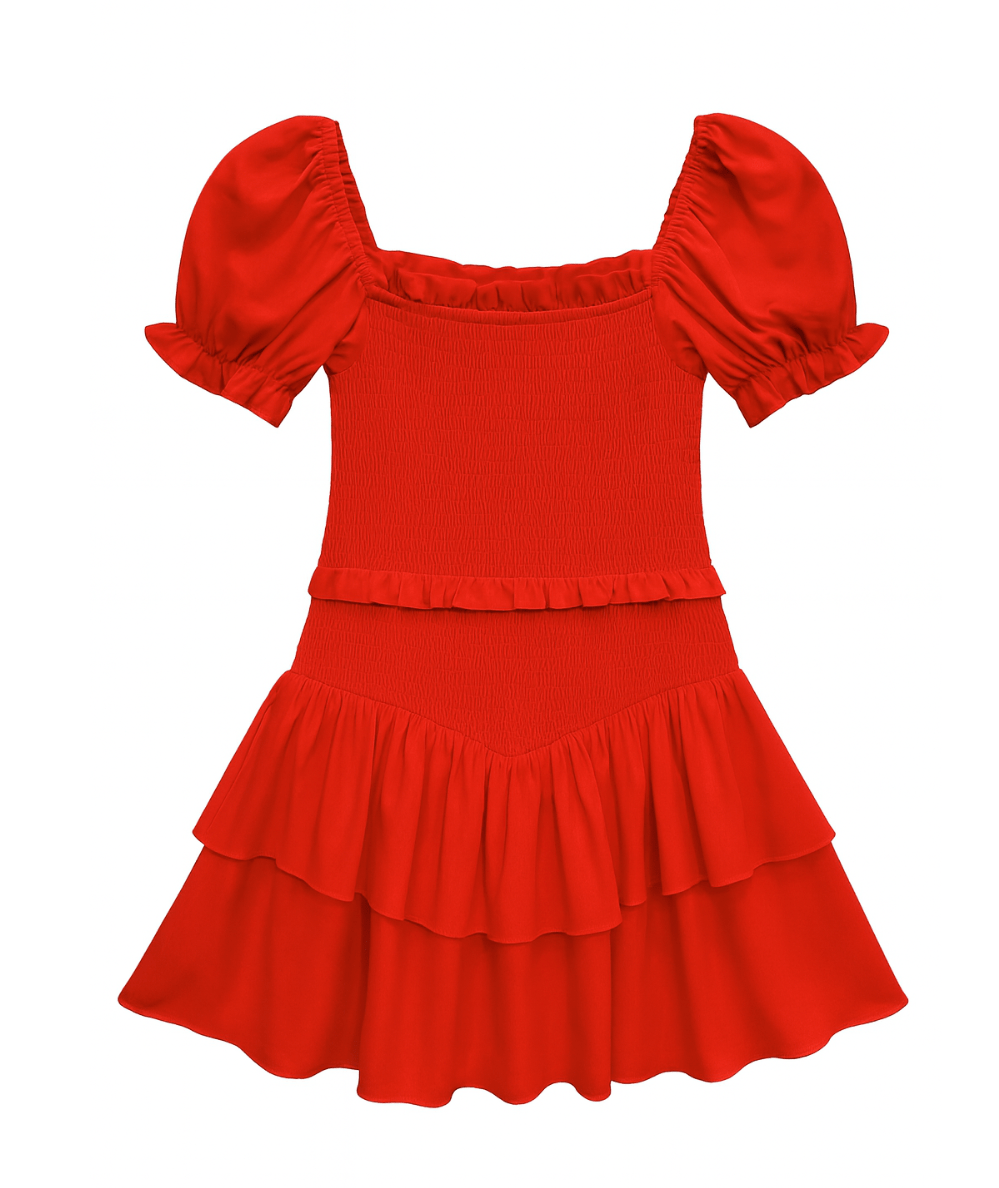 Tween Lainey Smocked Bodice Dress - CAKEWISH