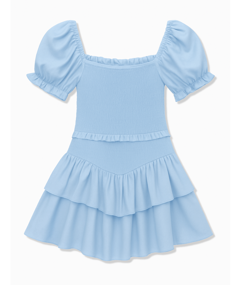 Tween Lainey Smocked Bodice Dress - CAKEWISH