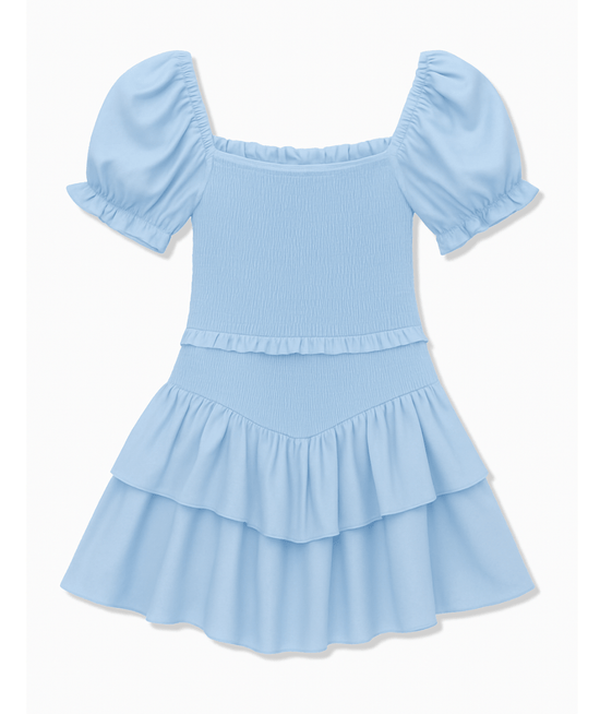 Tween Lainey Smocked Bodice Dress - CAKEWISH