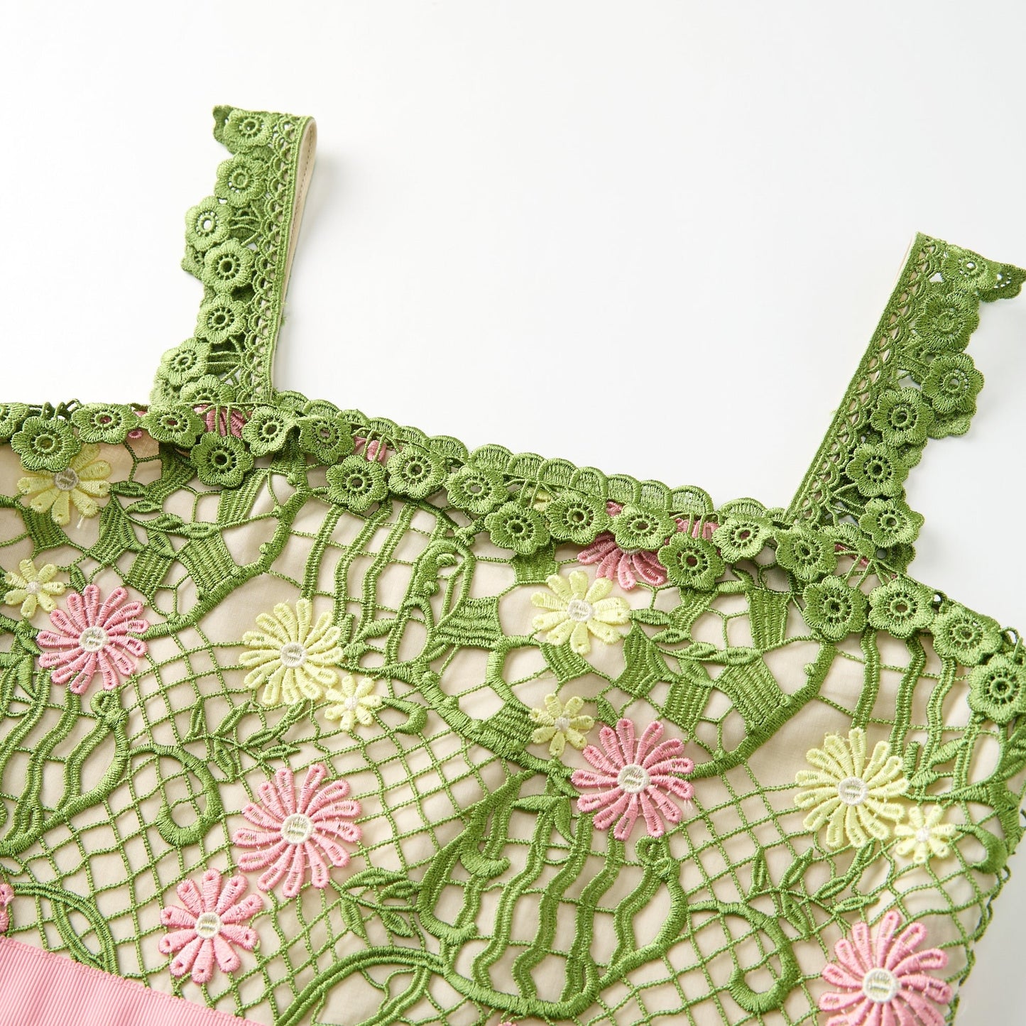 Tween Lana Embroidered Mini Dress - CAKEWISH