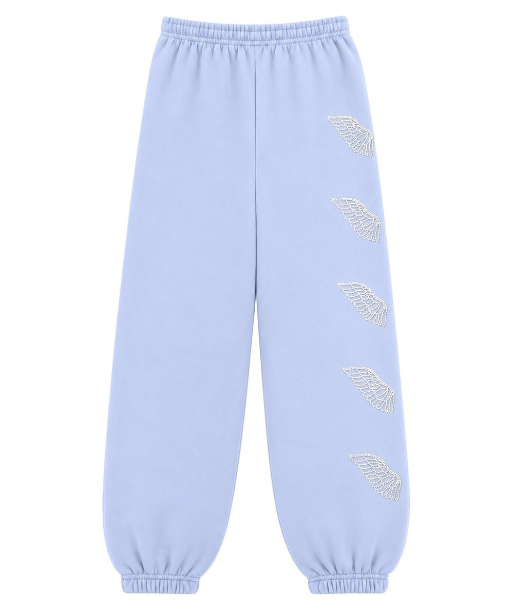 Tween Leah Rhinestone Wings Sweatpant - CAKEWISH