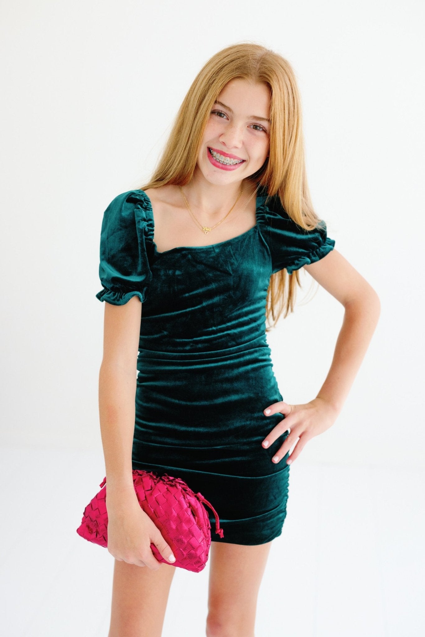 Tween Leah Velvet Dress - CAKEWISH