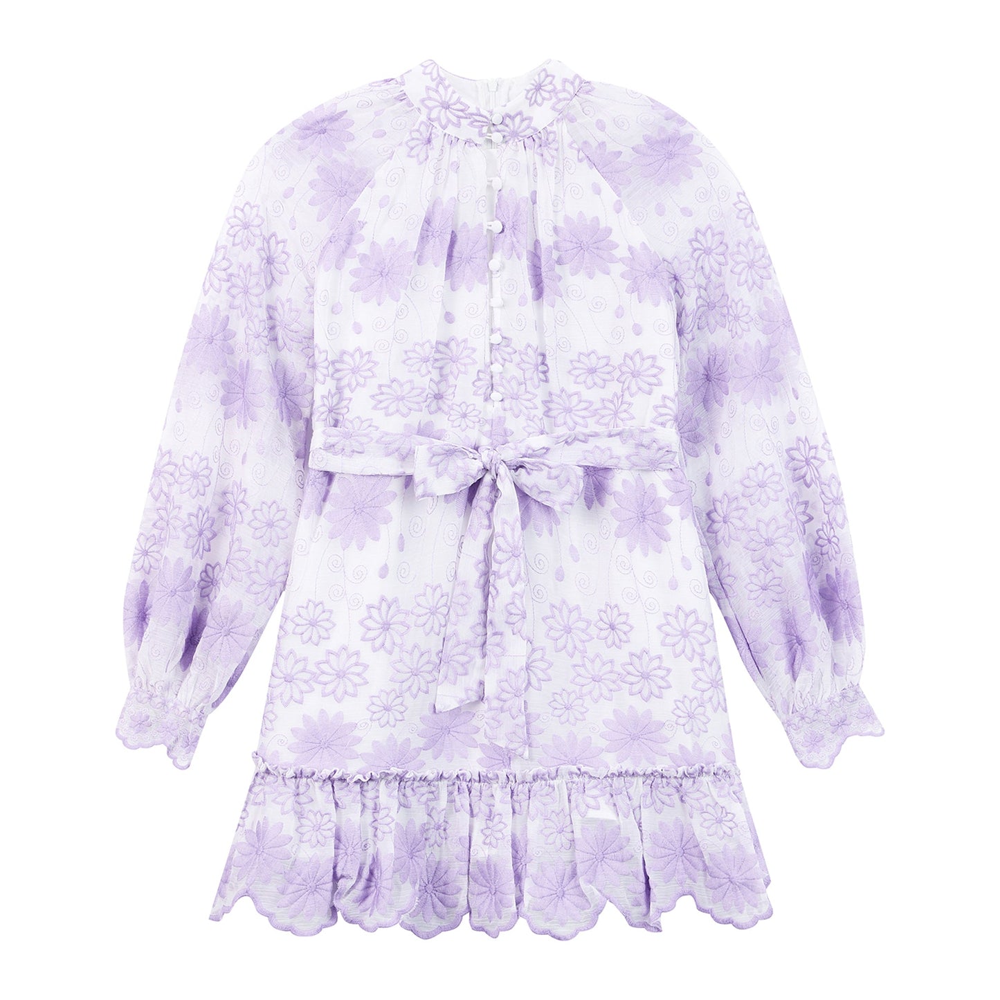 Tween Lena Embroidered Mini Dress - CAKEWISH