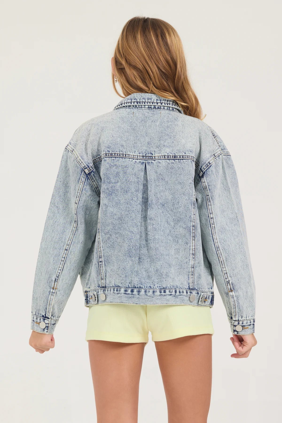 Tween Light Washed Denim Jacket - CAKEWISH