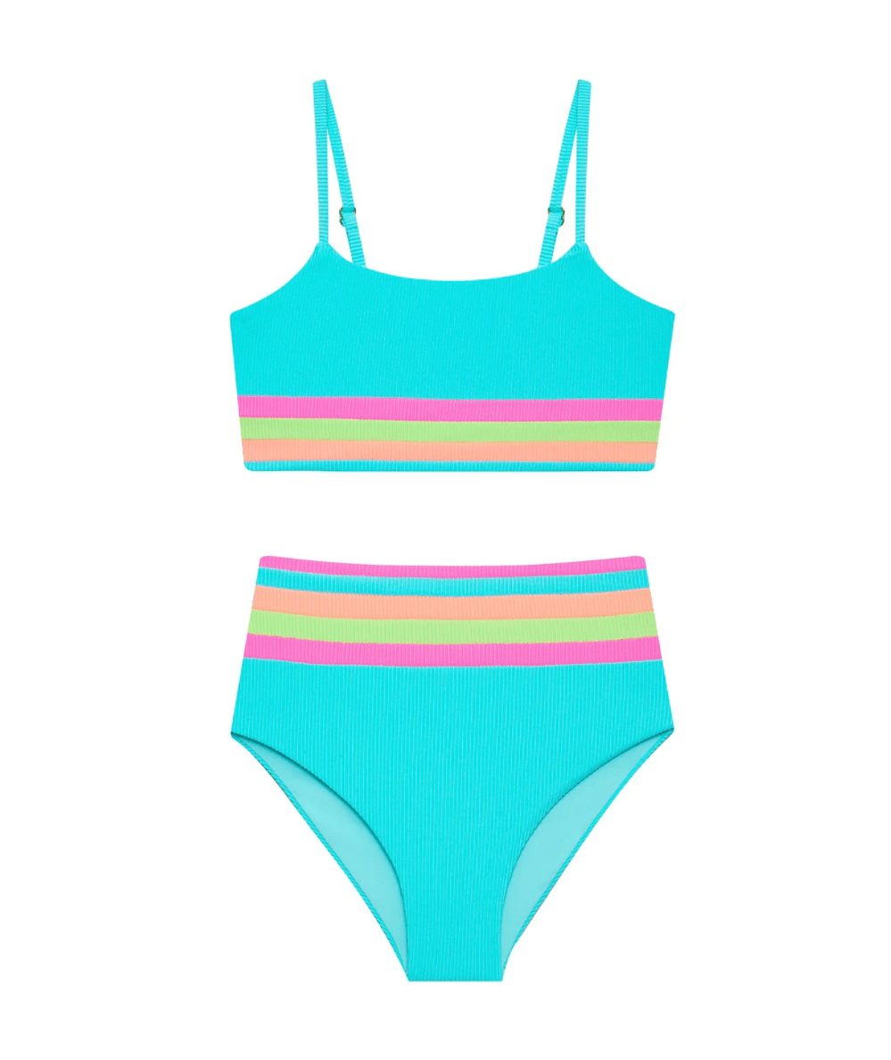 Tween Little Millie/Mae Colorblock Swimsuit - CAKEWISH