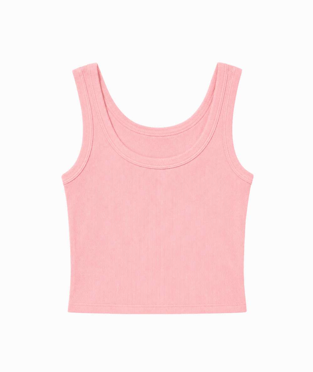 Tween Livi Cropped Ribbed Tank - CAKEWISH