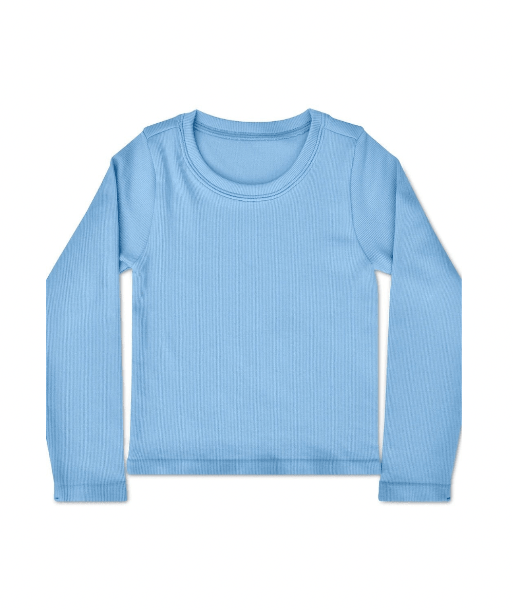 Tween Long Sleeve Fitted Cropped Tee - CAKEWISH