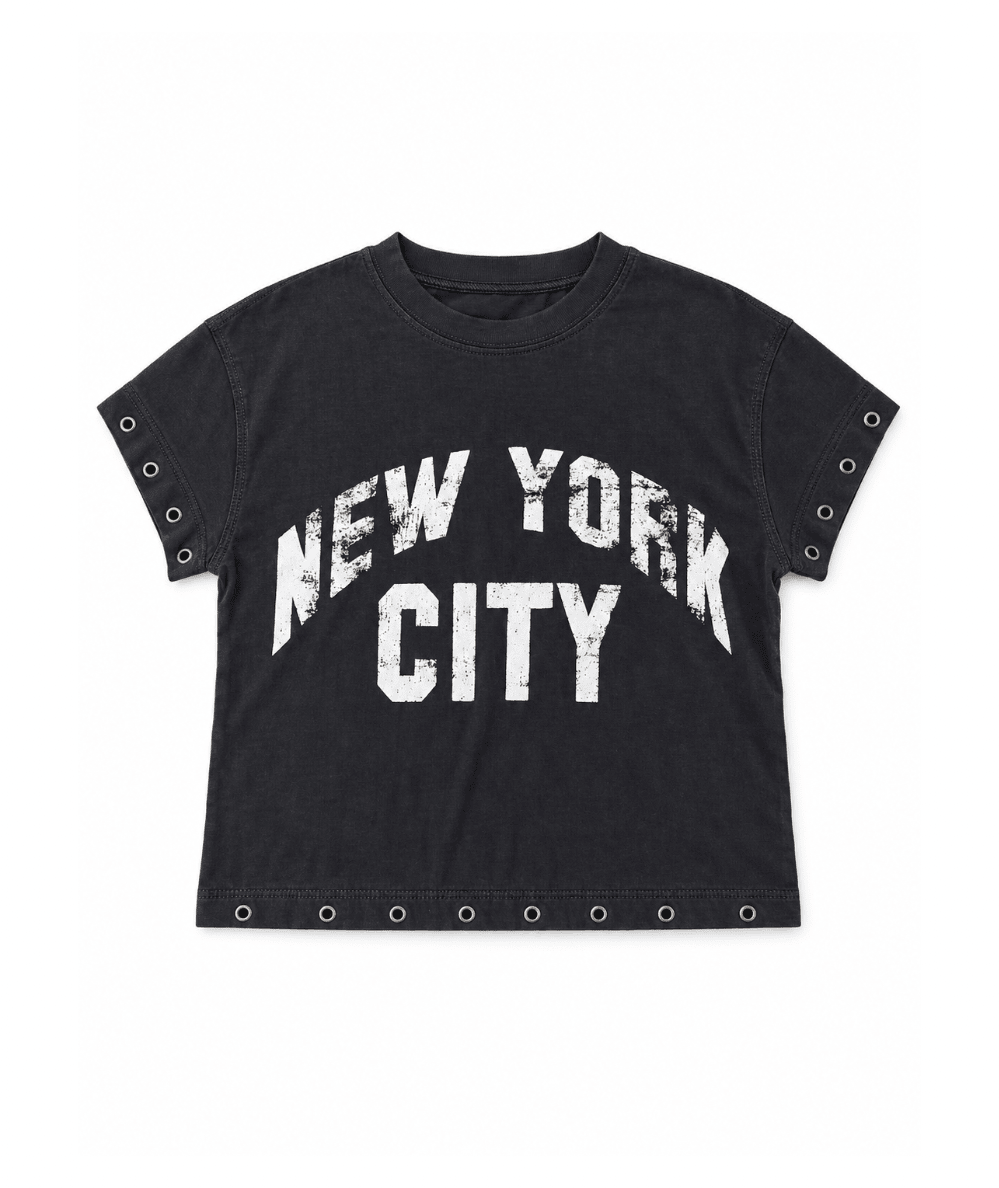 Tween Madison NYC Grommet Trim Tee - CAKEWISH