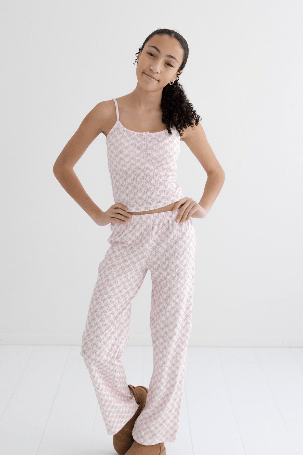 Tween Laun Gre KatieJ NYC Tween Marina Pointelle Lounge Pant | CAKEWISH