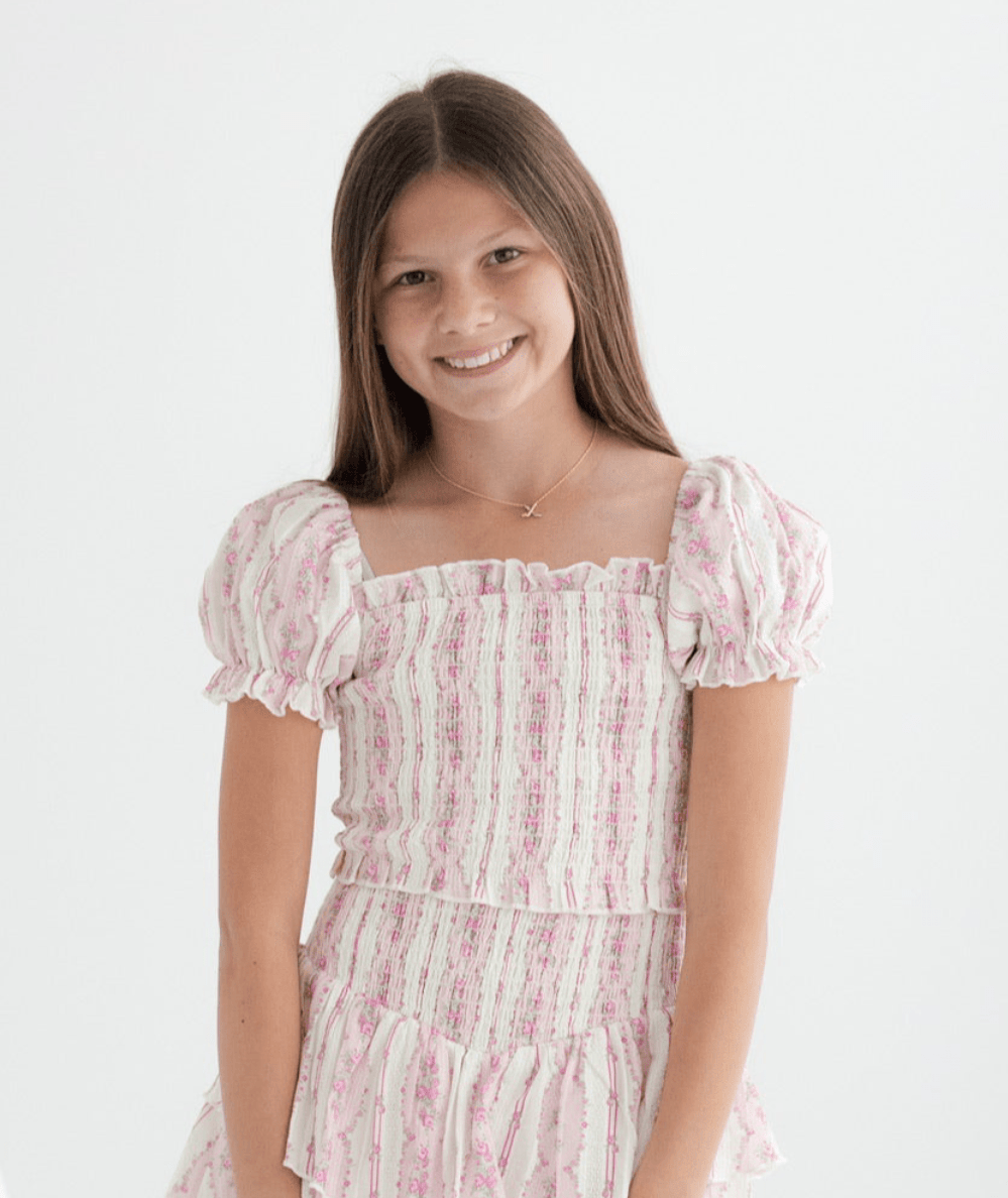 Tween Marlee Floral Top - CAKEWISH