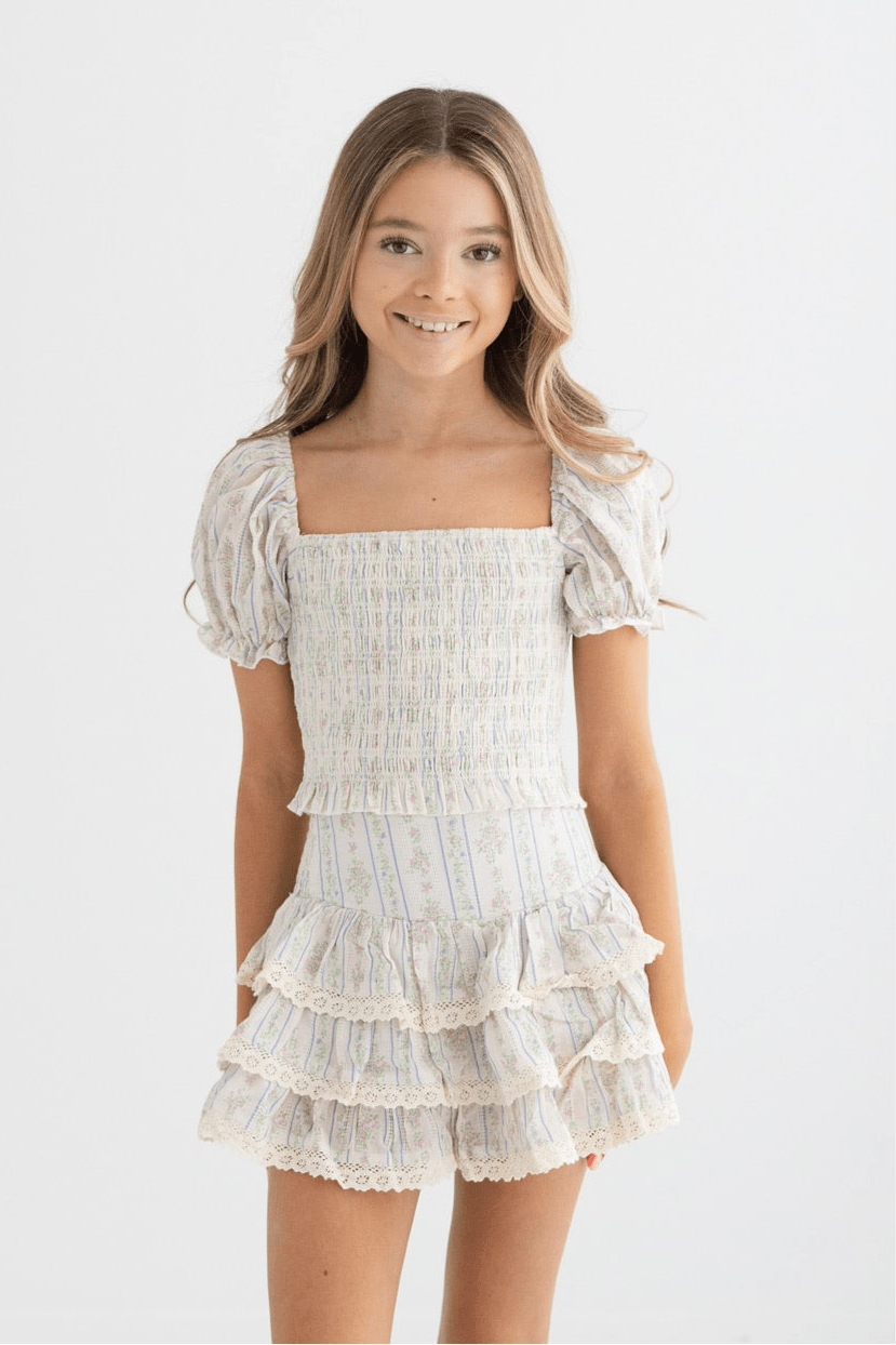 Tween Melody Floral Skirt - CAKEWISH