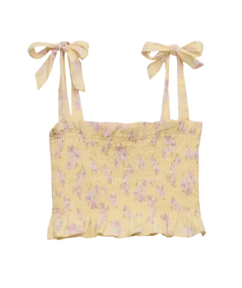 Tween Merrinelle Floral Smocked Top - CAKEWISH