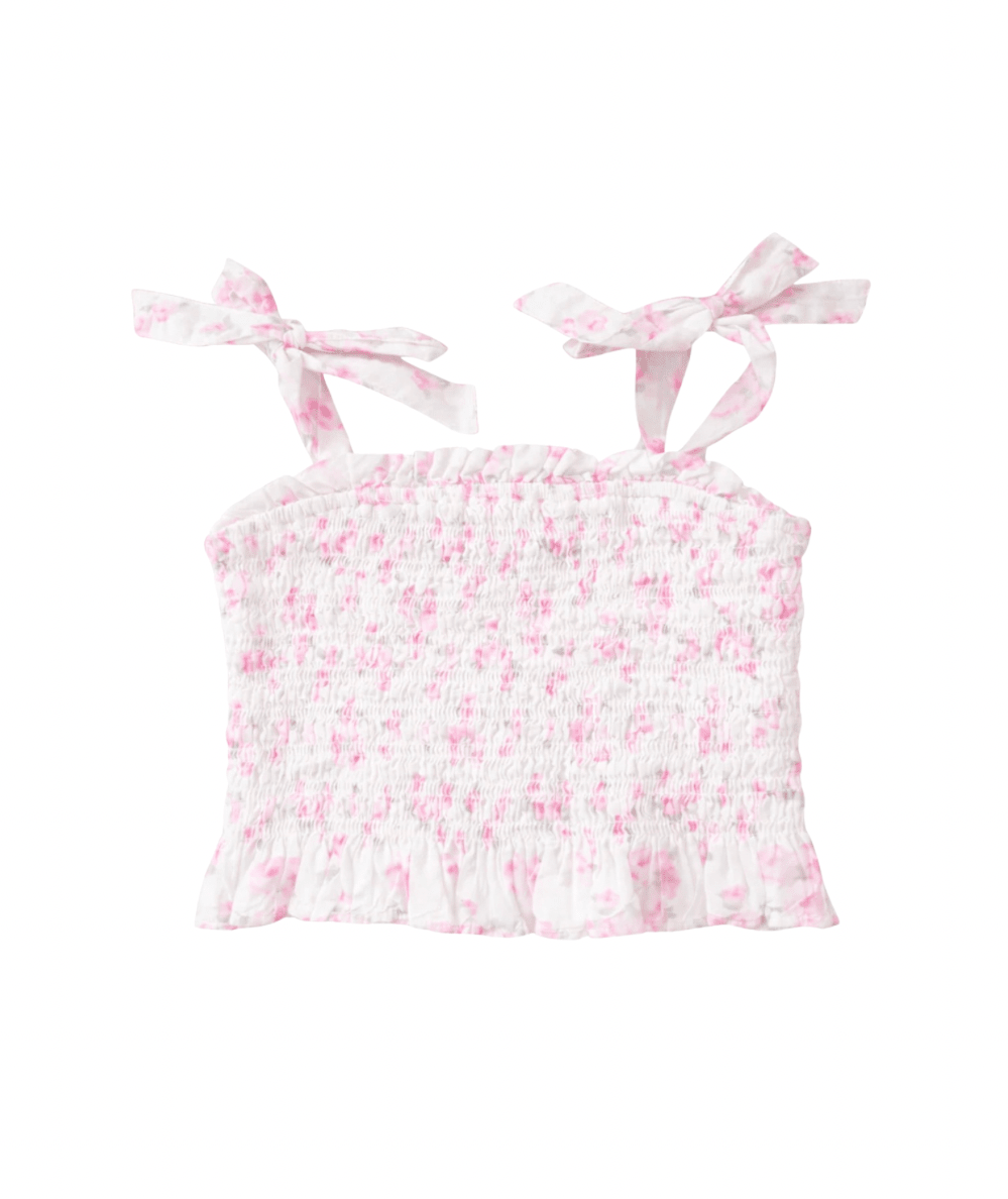 Tween Merrinelle Floral Smocked Top - CAKEWISH