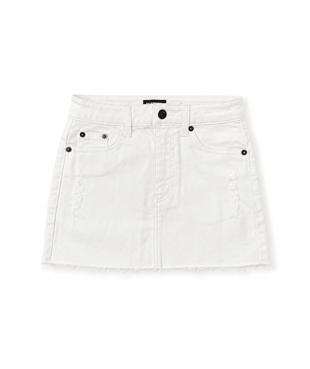 Tween Miami Denim Distressed Skirt - CAKEWISH