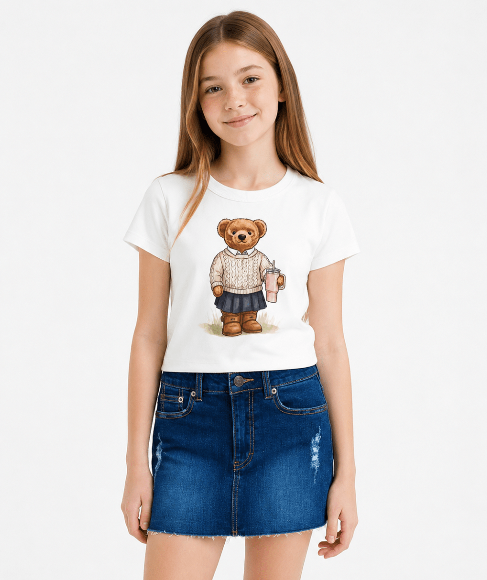Tween Miami Denim Mini Skirt - CAKEWISH