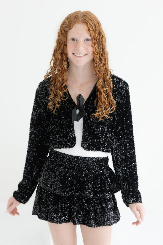 Tween Misha Sequin Cardigan - CAKEWISH