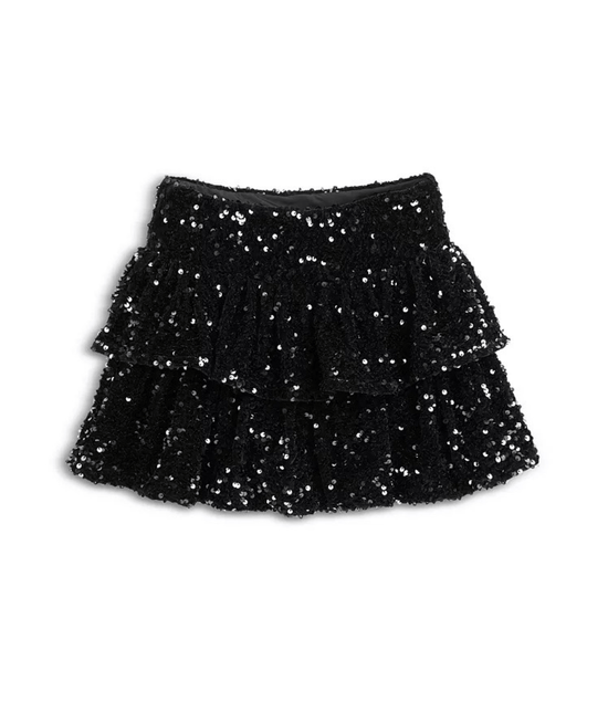 Tween Misha Sequin Ruffle Skirt - CAKEWISH