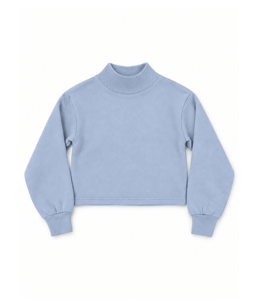 Tween Mock Neck Weekend Sweatshirt - CAKEWISH