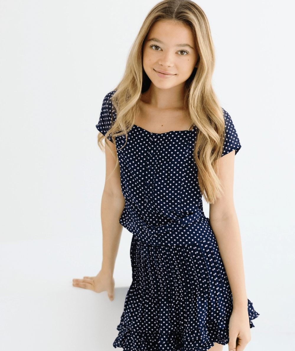 Tween Monica Ruffle Mini Skirt - CAKEWISH