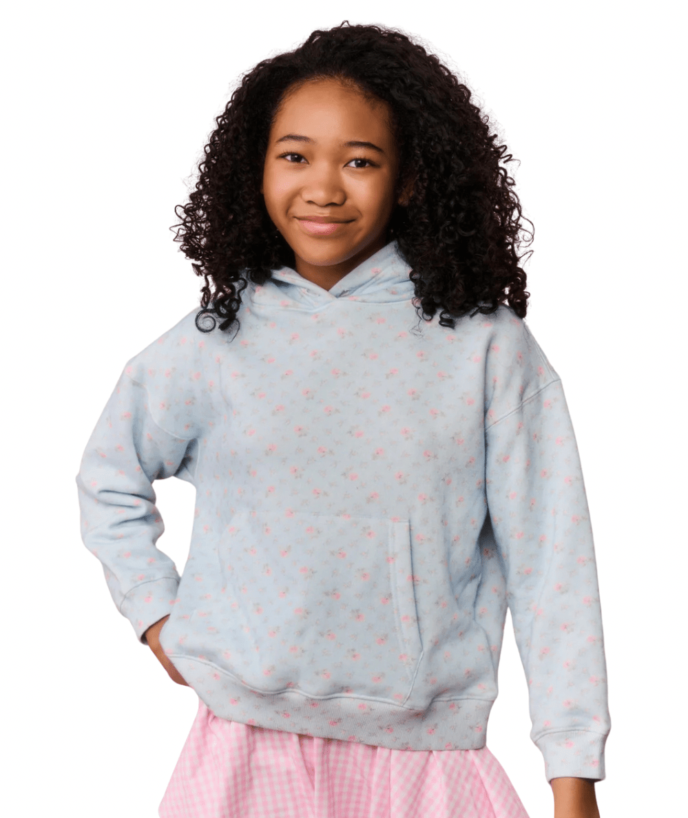 Tween Nacova Floral Hoodie - CAKEWISH
