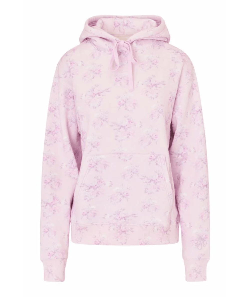 Tween Nacova Floral Hoodie in Iced Mauve - CAKEWISH