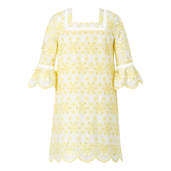 Tween Nora Embroidered Mini Dress - CAKEWISH