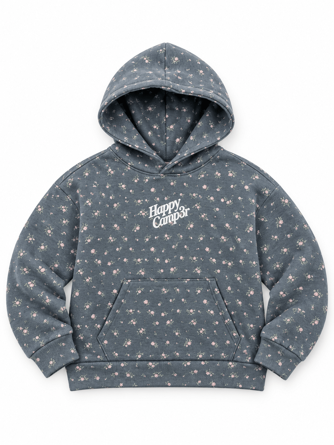 Tween Peony Print Hoodie - CAKEWISH