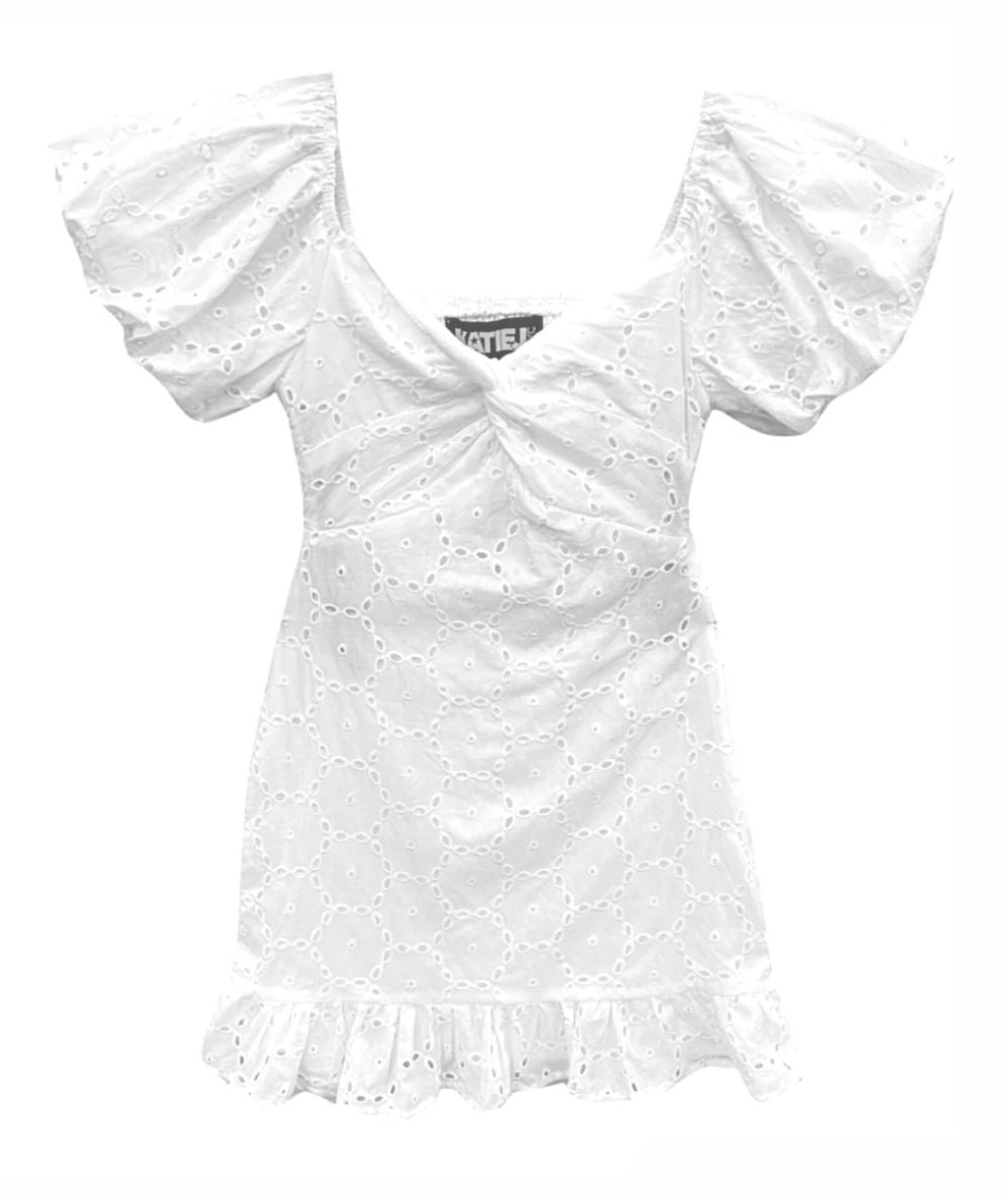 Tween Phoebe Eyelet Dress - CAKEWISH