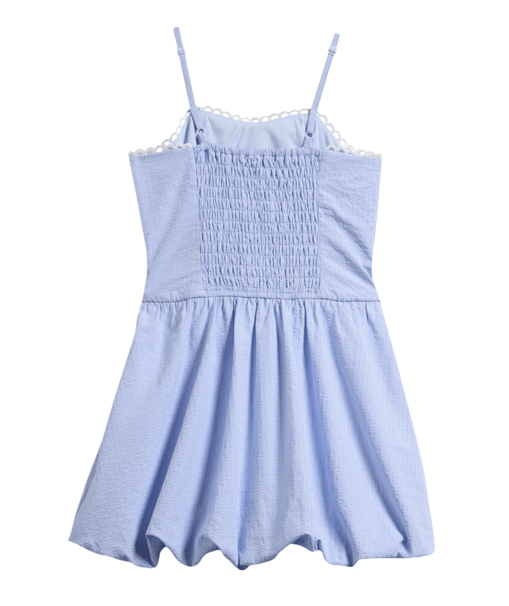 Tween Pinstripe Bubble Dress - CAKEWISH