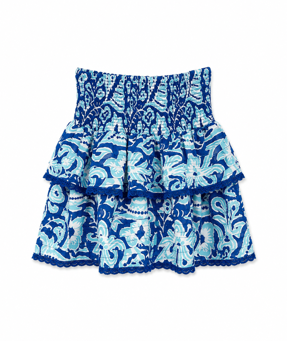 Tween Pleated Smocked Skirt - CAKEWISH