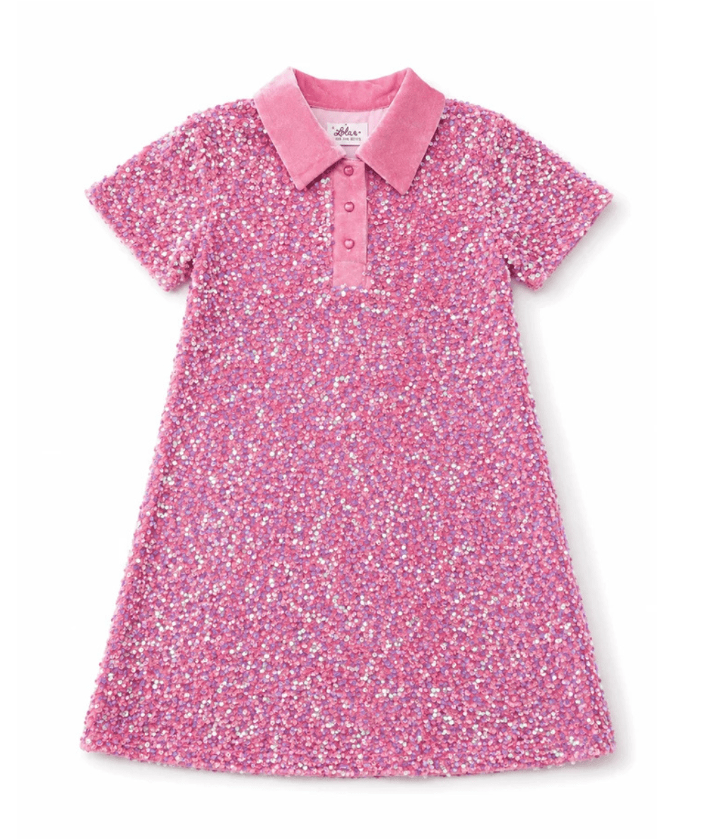 Tween Preppy Soft Sequin Dress - CAKEWISH