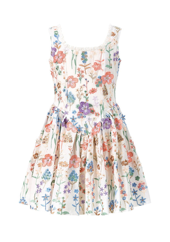 Tween Serena Embroidered Mini Dress - CAKEWISH