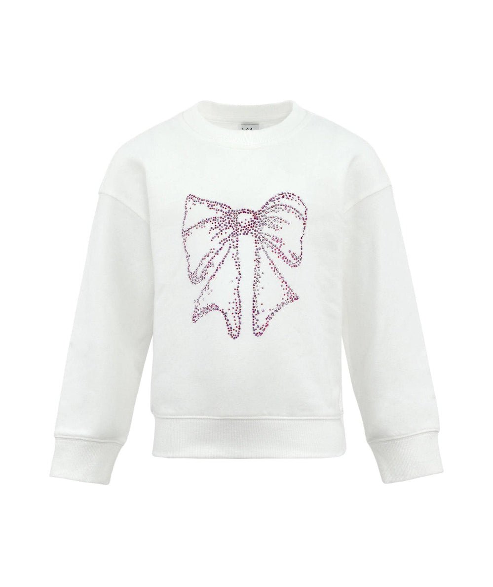 Tween Shimmer Bow Sweatshirt - CAKEWISH