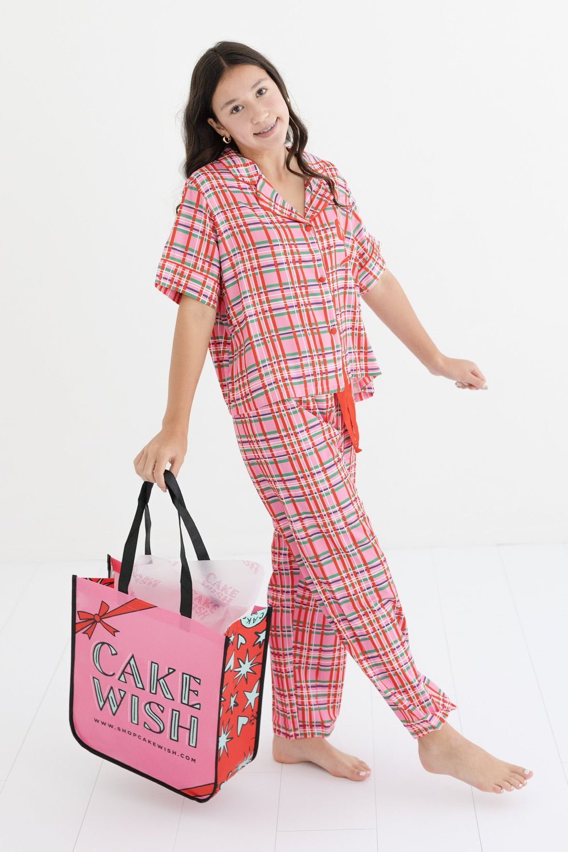 Tween Silky Holiday Pajama Set - CAKEWISH