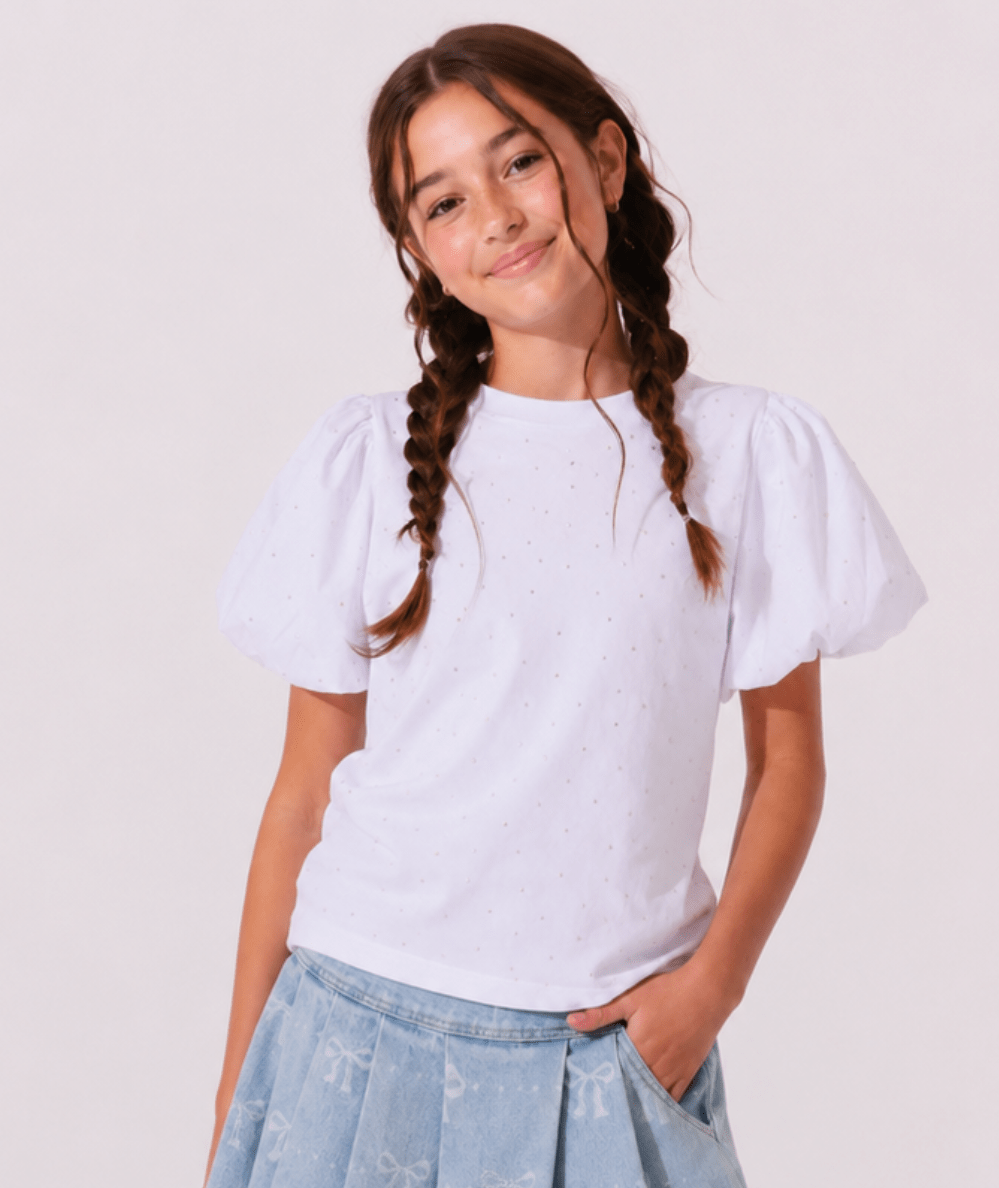 Tween Sparkle Princess Ruffle T-Shirt - CAKEWISH