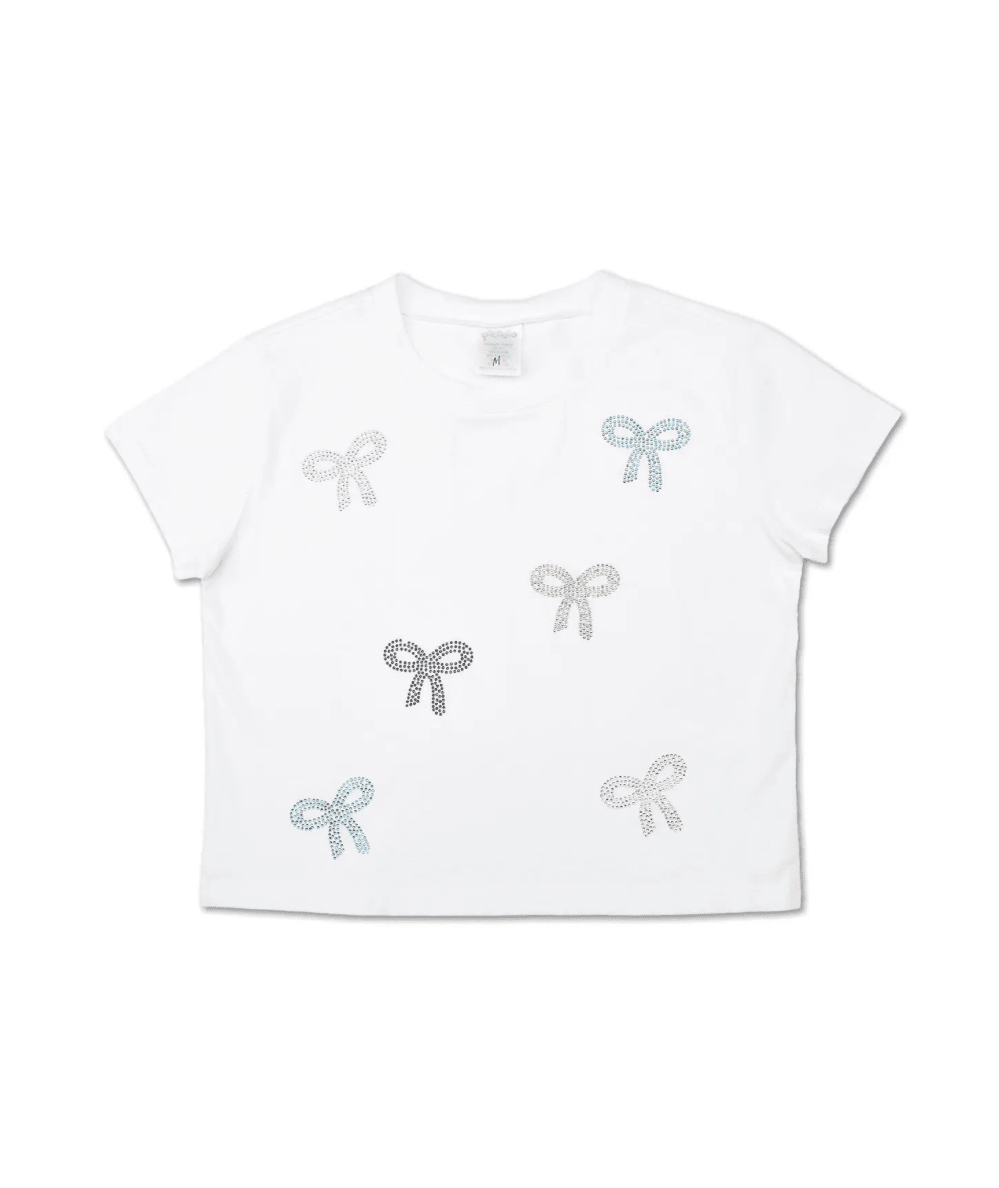 Tween Sparkling Bows T-Shirt - CAKEWISH