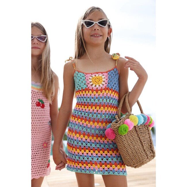 Tween Sunshine Mood Crochet Dress - CAKEWISH