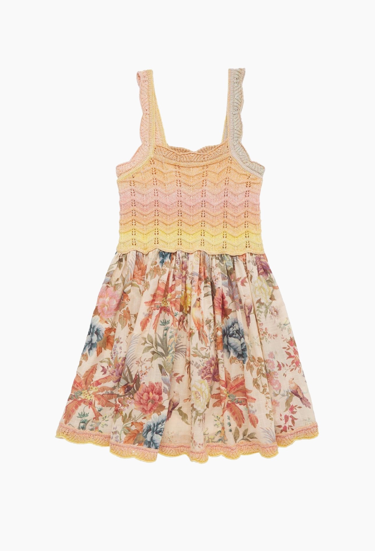 Tween Tallow Chevron Knit Dress - CAKEWISH