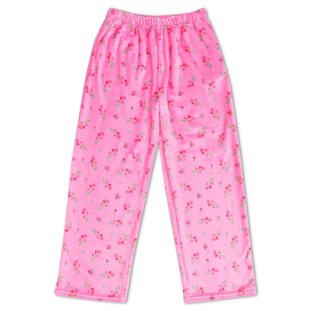 Tween Theme Sweet Pink Plush Pants - CAKEWISH