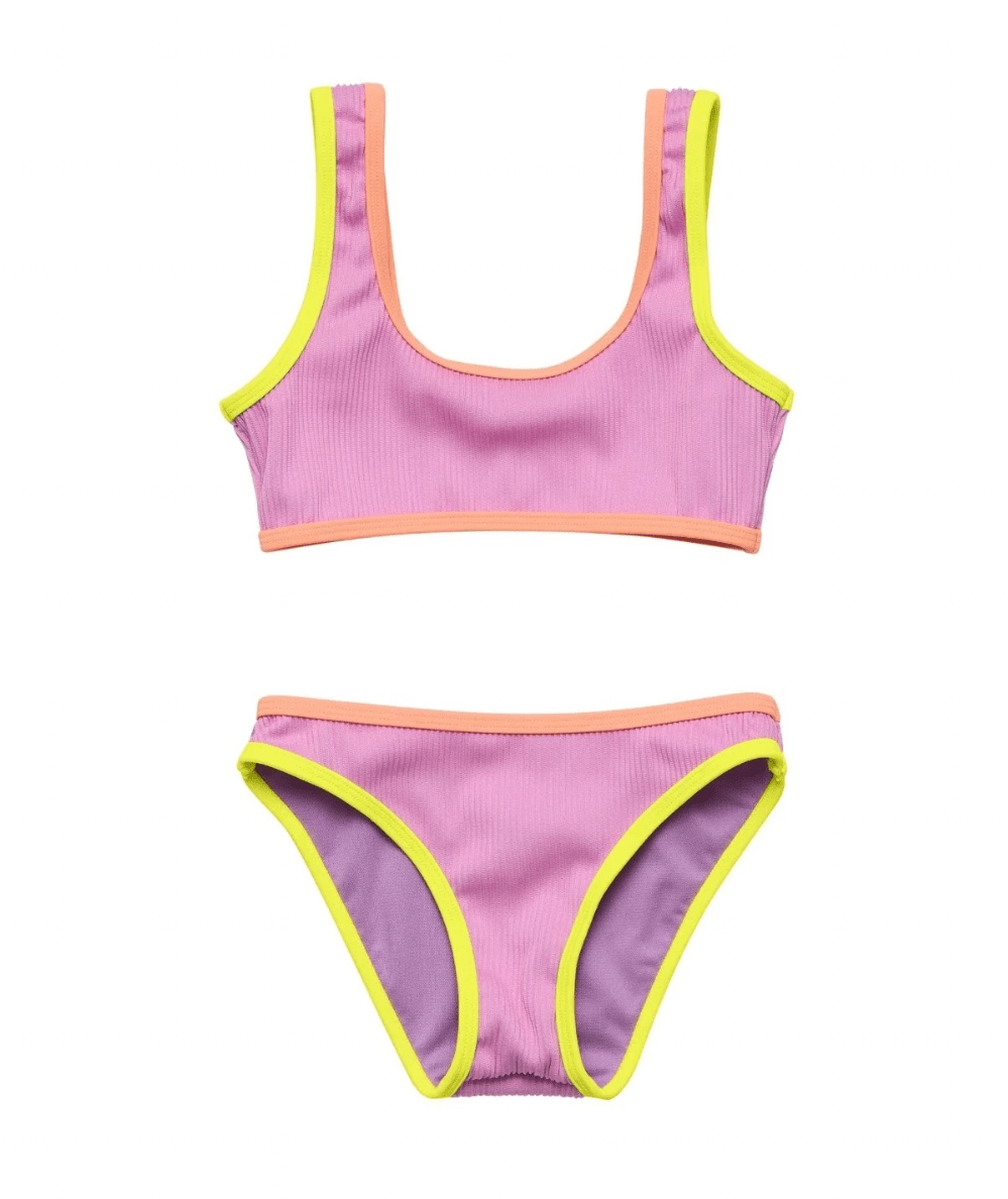 Tween Vacay Pop Recycled Crop Bikini - CAKEWISH