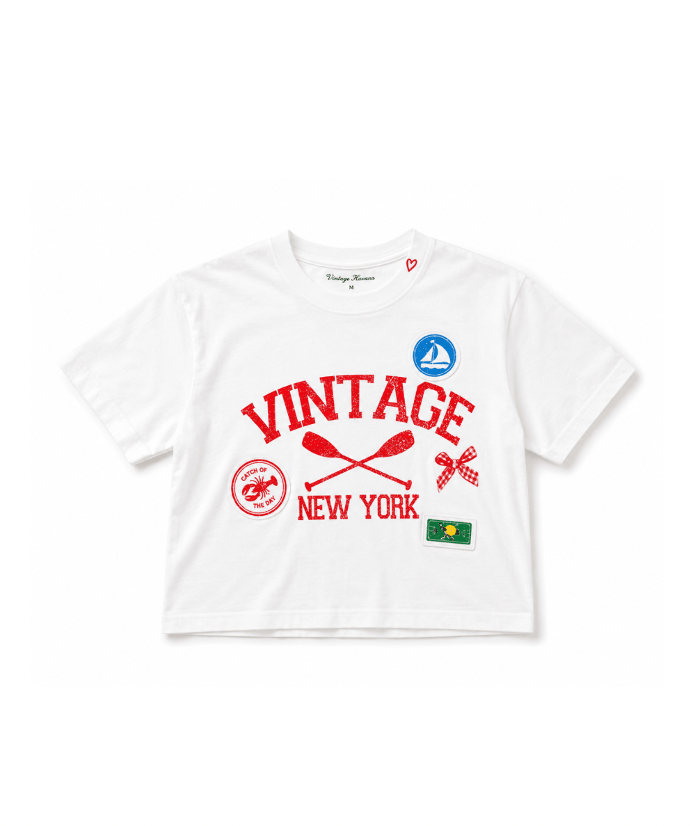 Tween Vintage Patch Tee - CAKEWISH