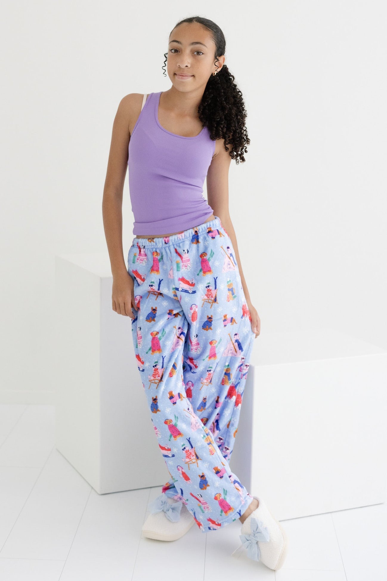 Tween Winter Fuzzy Plush Pants - CAKEWISH