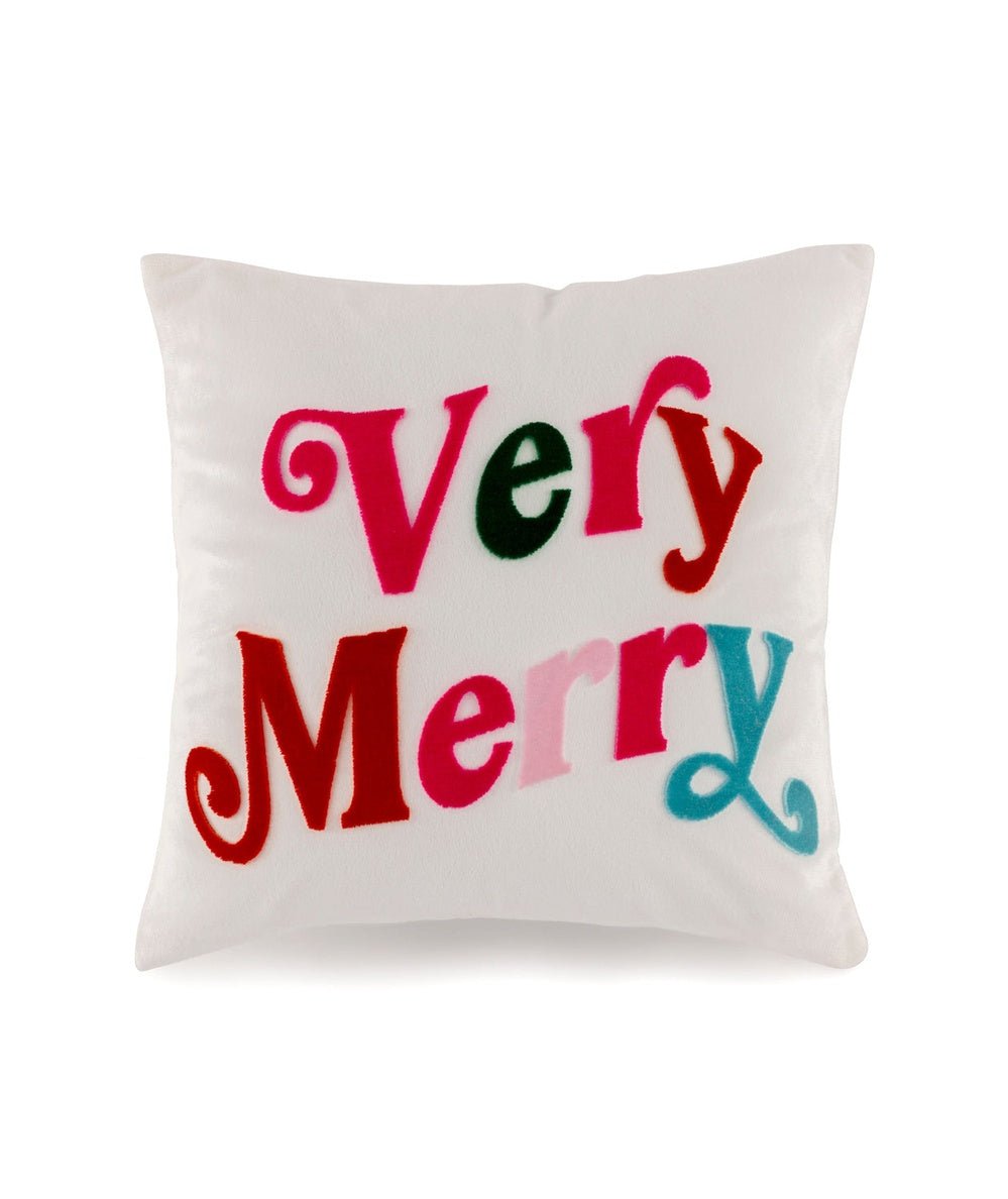 “Very Merry” Velvet Pillow - CAKEWISH