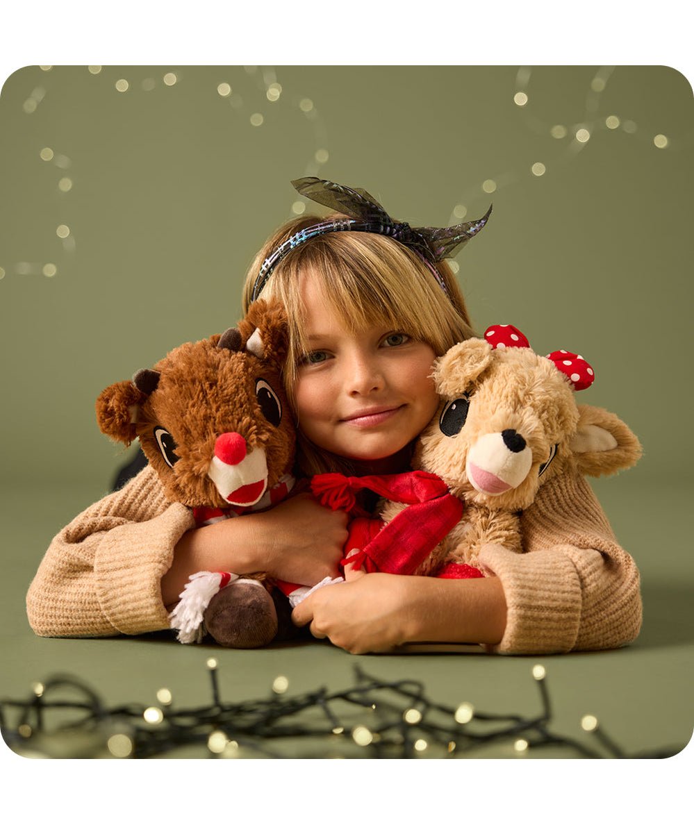 Warmies Rudolph with Scarf - CAKEWISH